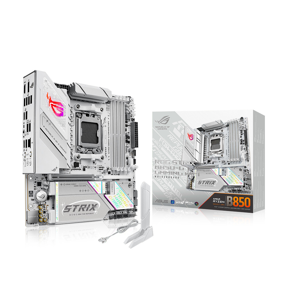 AMD B850チップセット搭載・MicroATXマザーボード「ROG STRIX B850-G